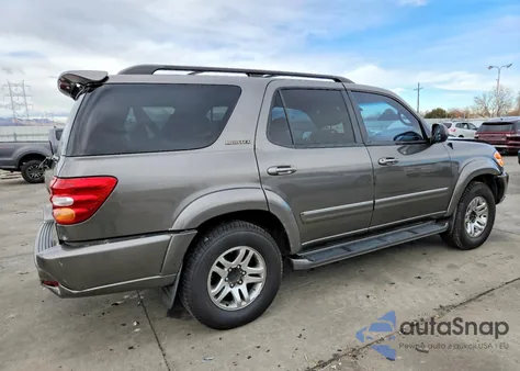 2003 Toyota Sequoia Limited из США, поврежденный, VIN 5TDBT48A23S144929